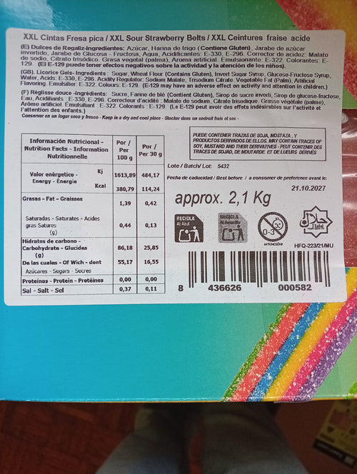 Ceintures Acidulées