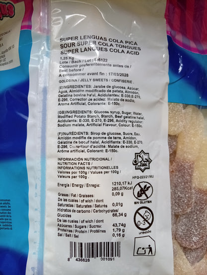 Langues de Chat Cola (Vente au grammage)